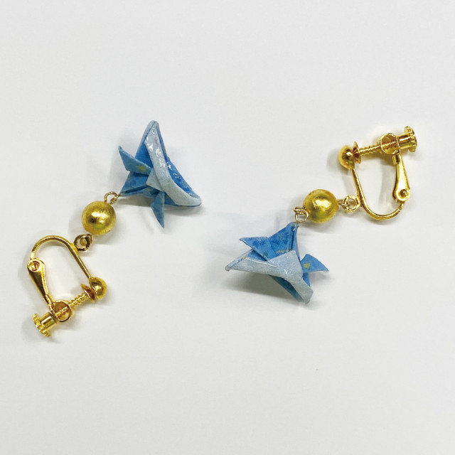 オリガミユレル イヤリング 手裏剣｜オリガミユレル｜オンライン