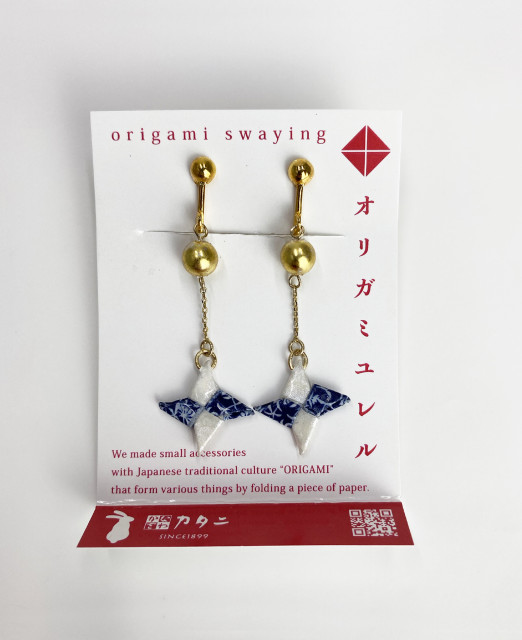 オリガミユレル イヤリング 手裏剣｜オリガミユレル｜オンライン