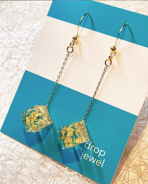 drop jewel ピアス キューブ｜drop jewel｜オンラインショップ