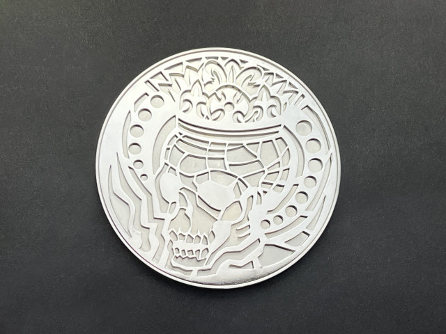 Winter sale開催中！】ステンレスコースター (SUSベース)ドクロ