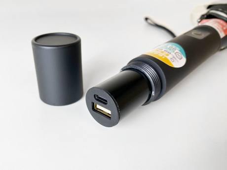 日傘【充電式ファン付き傘】ファンブレラ　オフホワイト