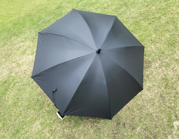 日傘【充電式ファン付き傘】ファンブレラ　ブラック
