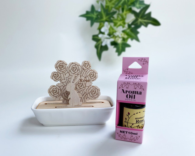 アロマディフューザー うさぎ ローズ｜その他 雑貨｜オンライン