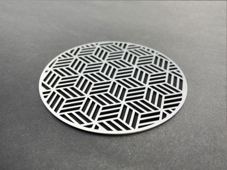 【Winter sale 開催中！】ステンレスコースター (金箔ベース)　ステラ