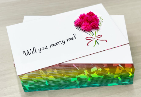 【秋セール中！】天金札　(26枚）　レインボーシルバー