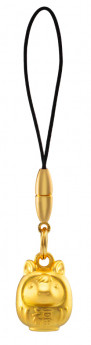 【期間限定】純金製干支だるまストラップ「2026年 午」疾風迅雷