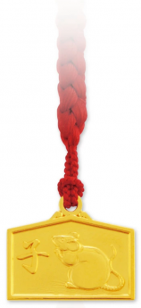 K18　干支絵馬根付　【子】子孫繁栄