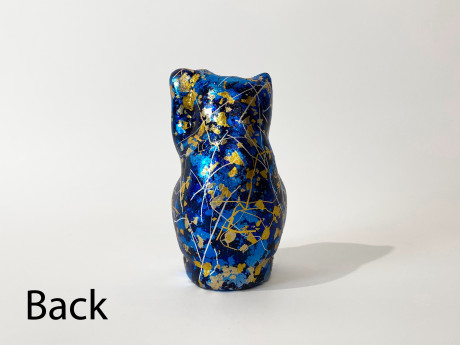 京金彩まねきねこ　青