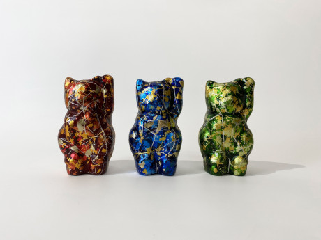 京金彩まねきねこ　緑