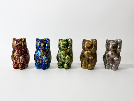 京金彩まねきねこ　緑