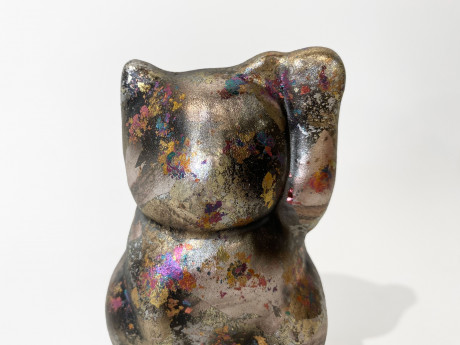 京金彩まねきねこ　銀