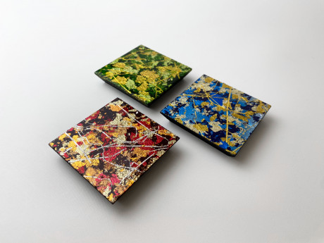 京金彩台座　小　青